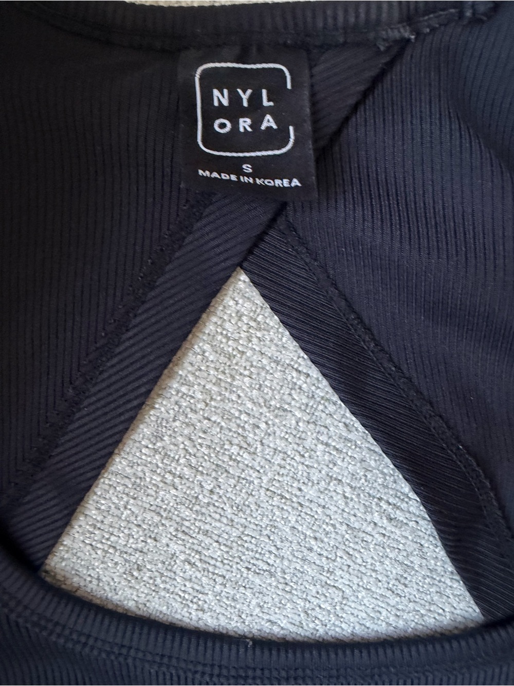Nylora Allen Top in Black Size Small $138 FWRD - Ribbed Athleisure Long Sleeve - Picture 9 of 9